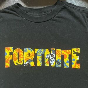 Fortnite Kids Short Sleeve Tee - Black